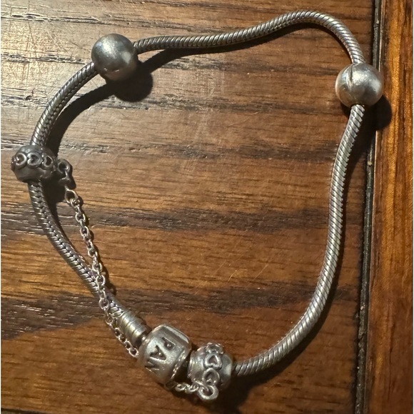 Pandora Jewelry Pandora 8 In Bracelet With Clips And Safety Chain